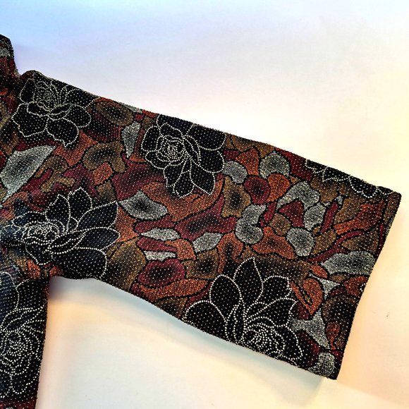 HOANG NGUYEN Designer TOP blouse Sz M ART to WEAR made in Quebec city CANADA - Picture 5 of 10